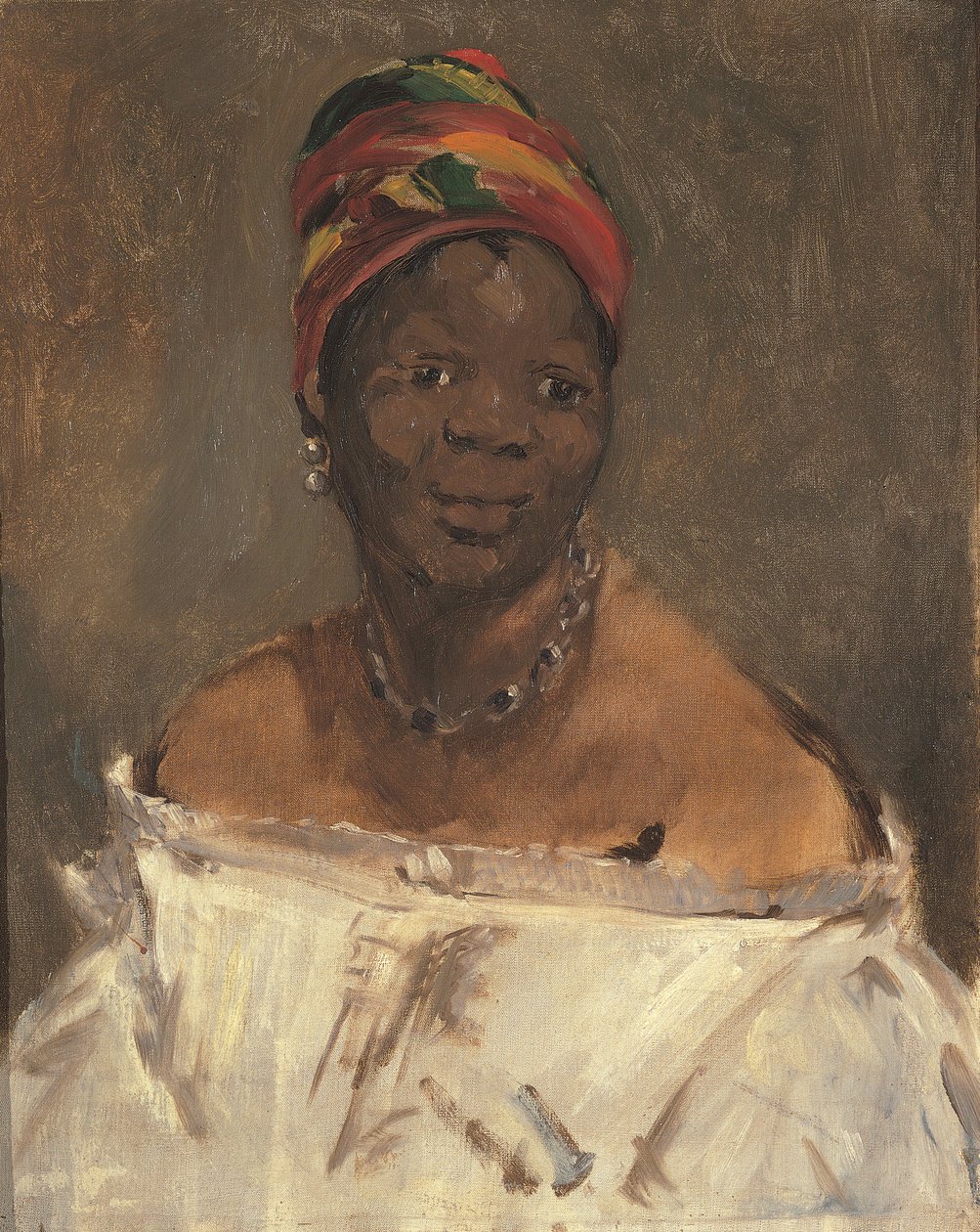 A negra, 1862-1863. de Édouard Manet