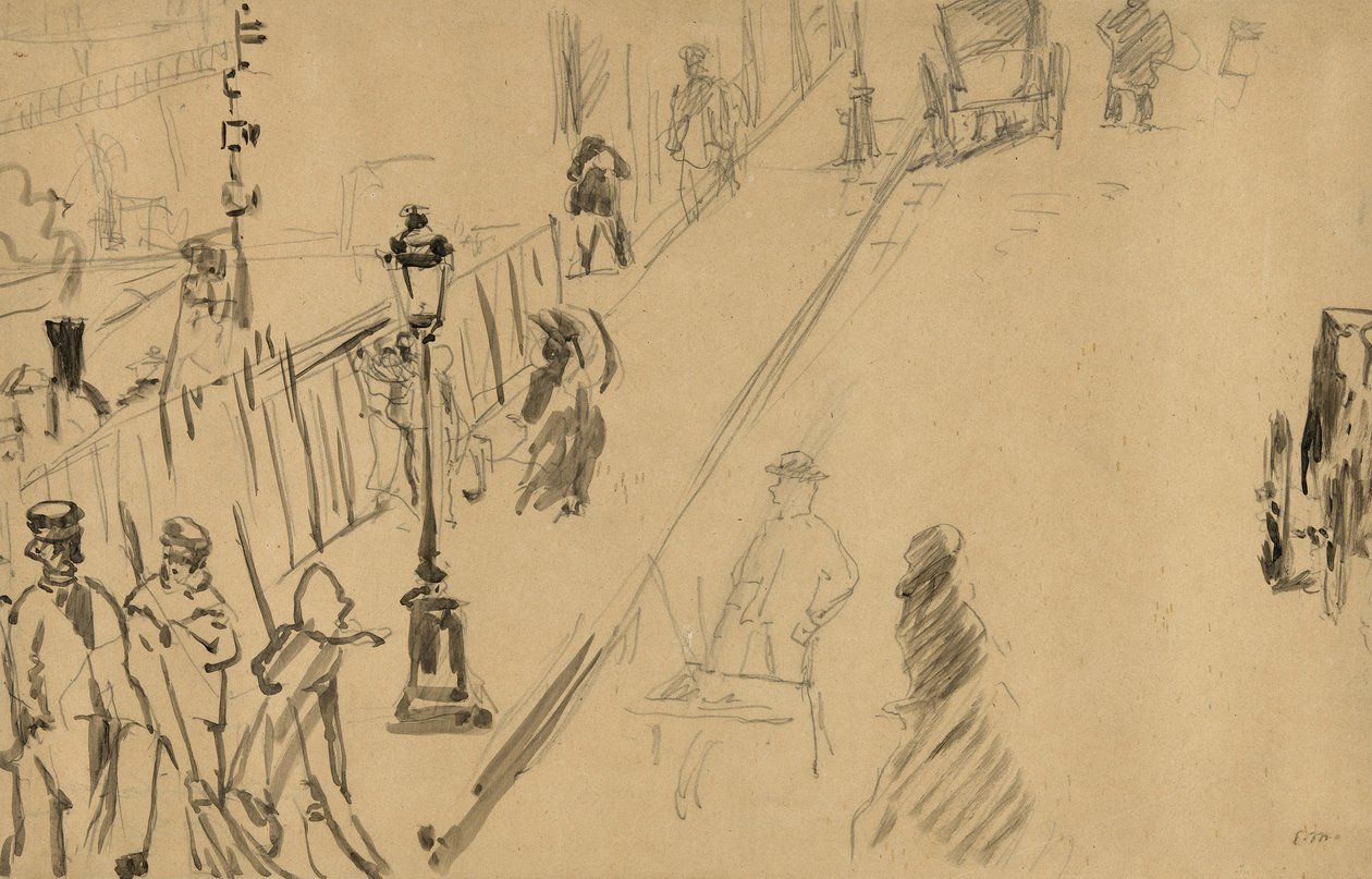 Rue Mosnier de Édouard Manet