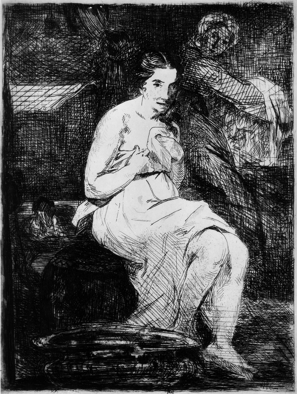 O banheiro, 1861 de Édouard Manet