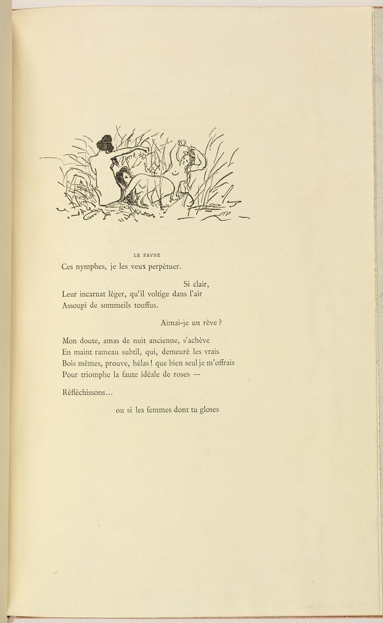 Tarde de um Fauno de Édouard Manet