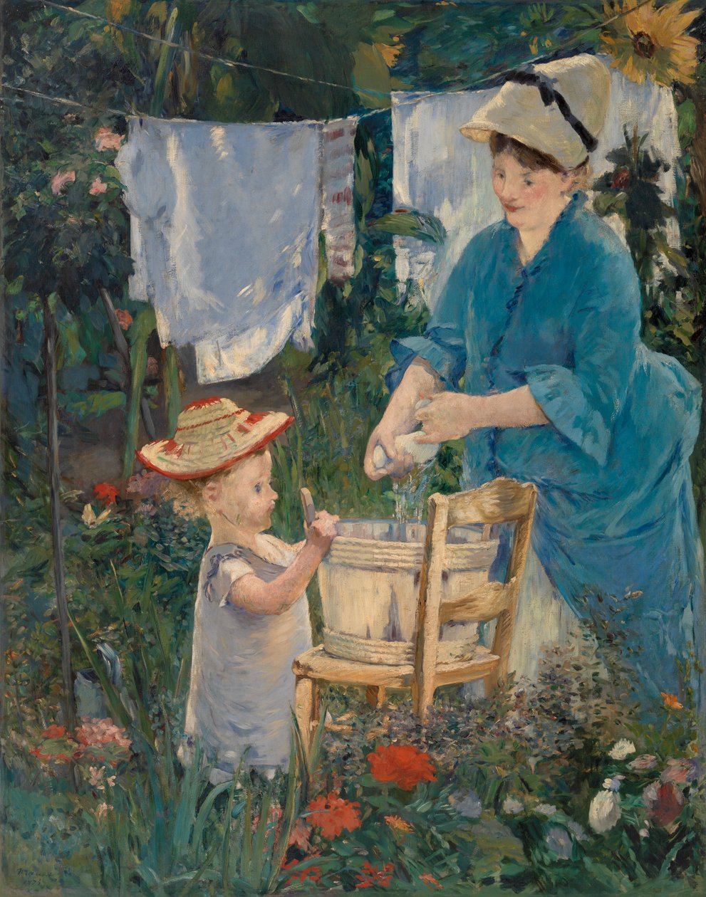 Lavandaria (Le Linge) de Édouard Manet