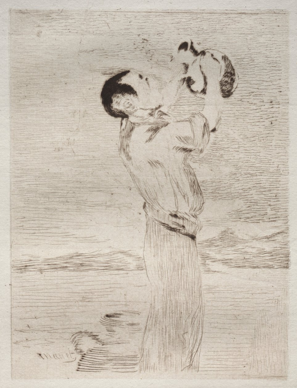 O Construtor de Água. de Édouard Manet