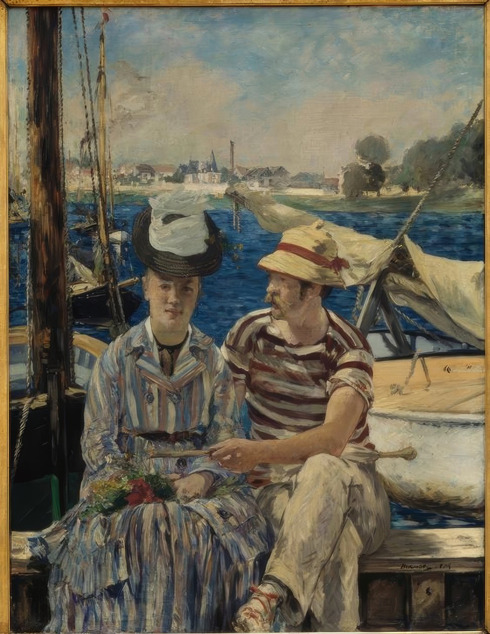 Domingo no Sena (Argenteuil) de Édouard Manet