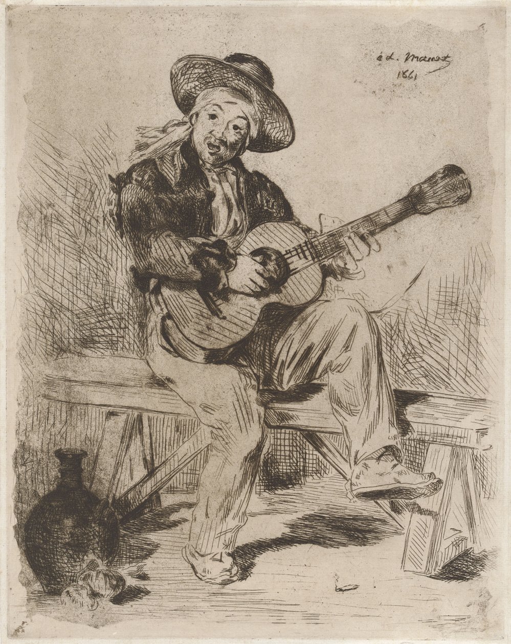 O cantor espanhol, ou O guitarrista de Édouard Manet