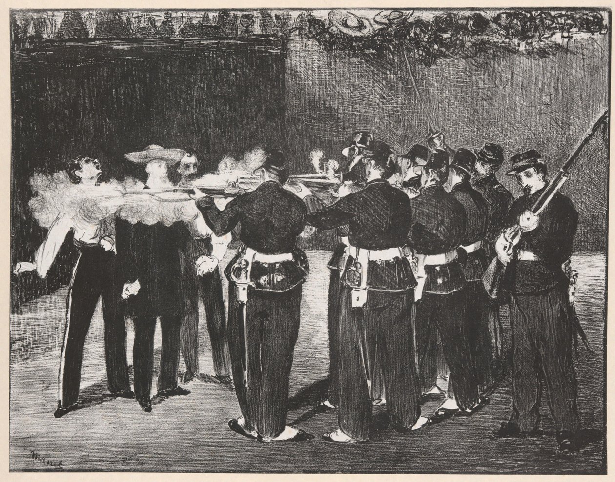 A execução de Maximiliano de Édouard Manet