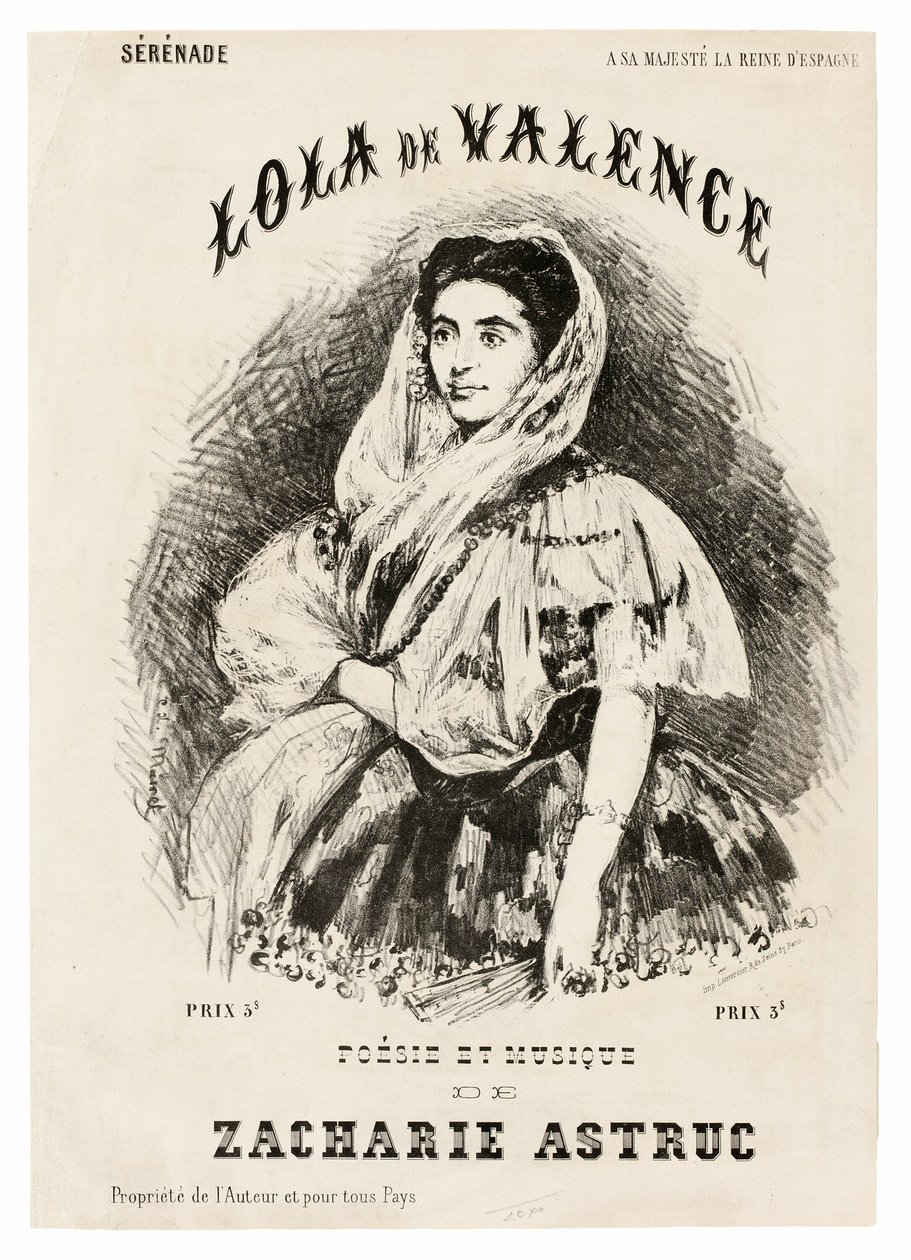 Lola de Valência de Édouard Manet