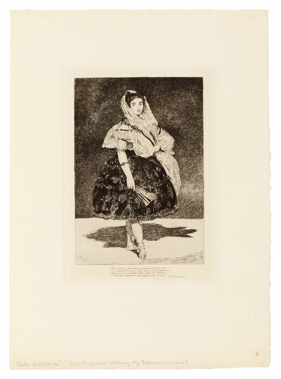 Lola de Valência de Édouard Manet
