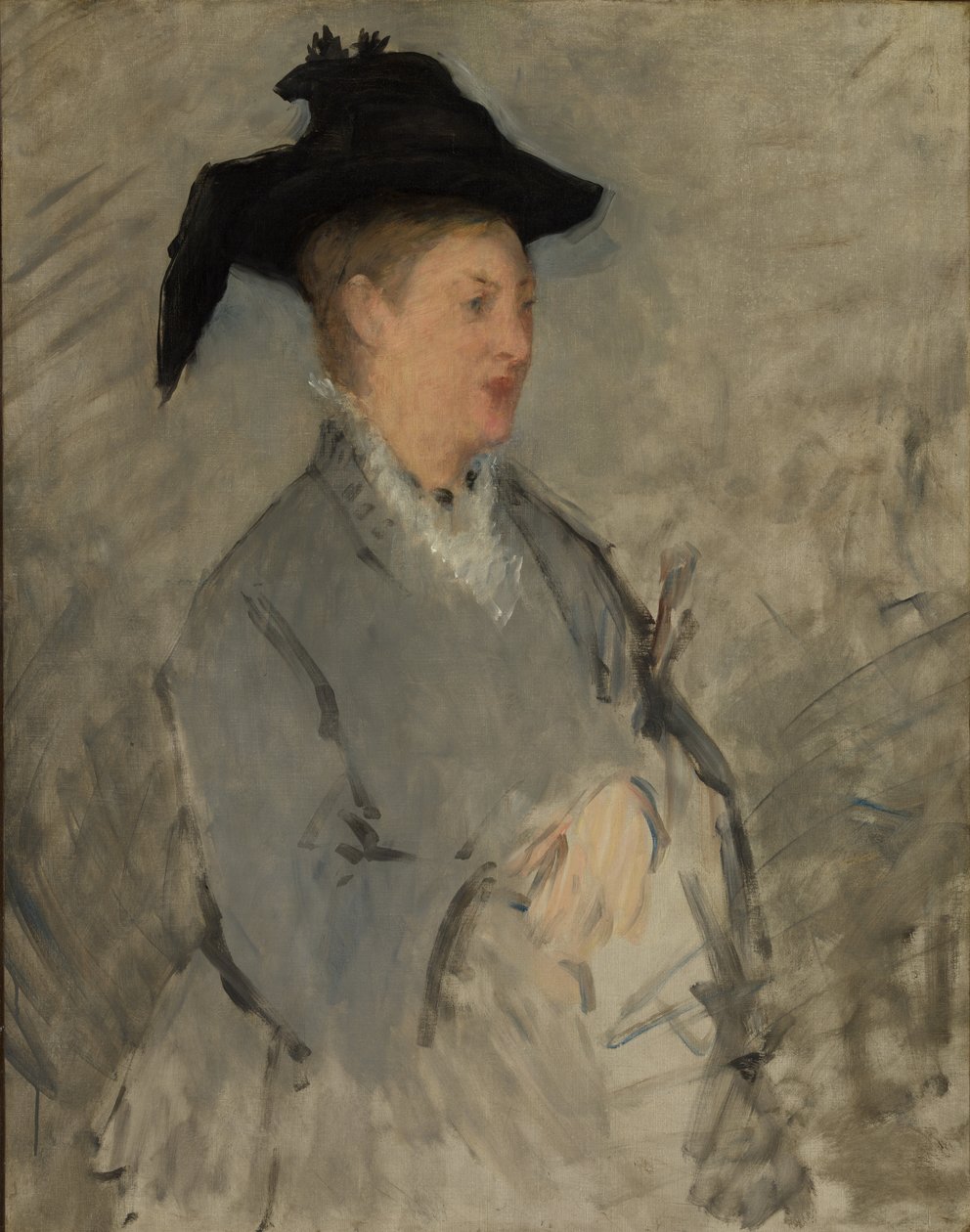 Sra. Edouard Manet Suzanne Leenhoff, 1830-1906, ca. 1873 de Édouard Manet