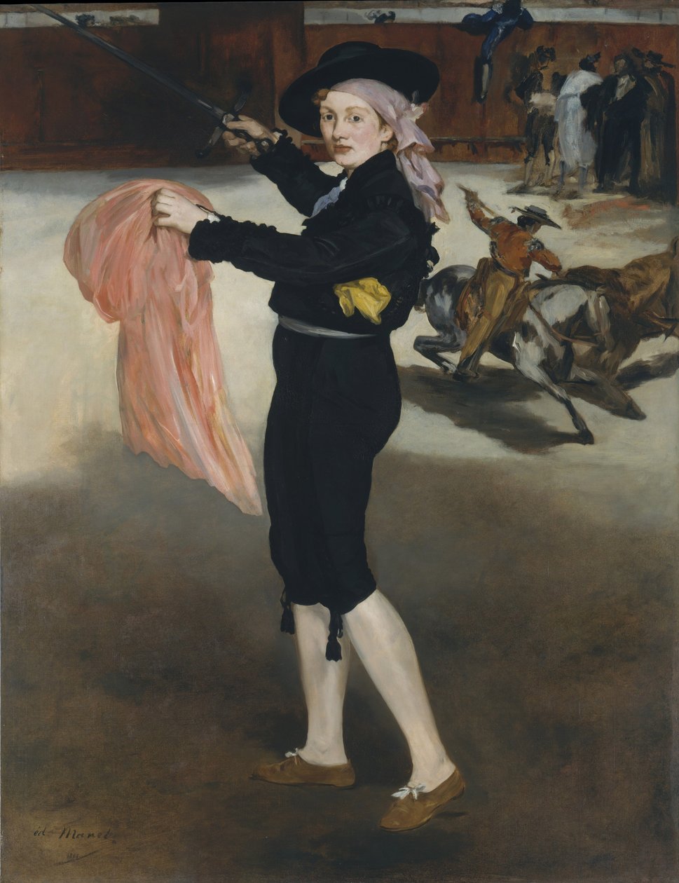 Mademoiselle V. . no traje de um Espada, 1862 de Édouard Manet