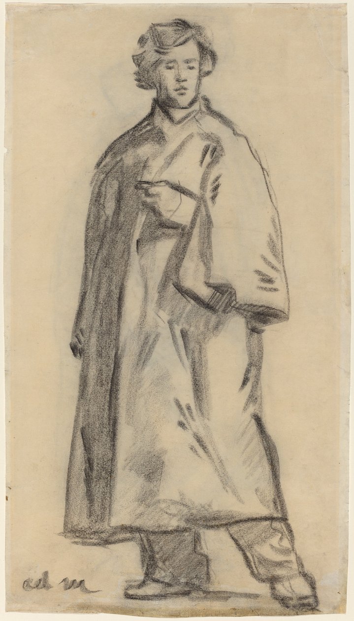 Homem vestindo uma capa [reto], 18521858. de Édouard Manet