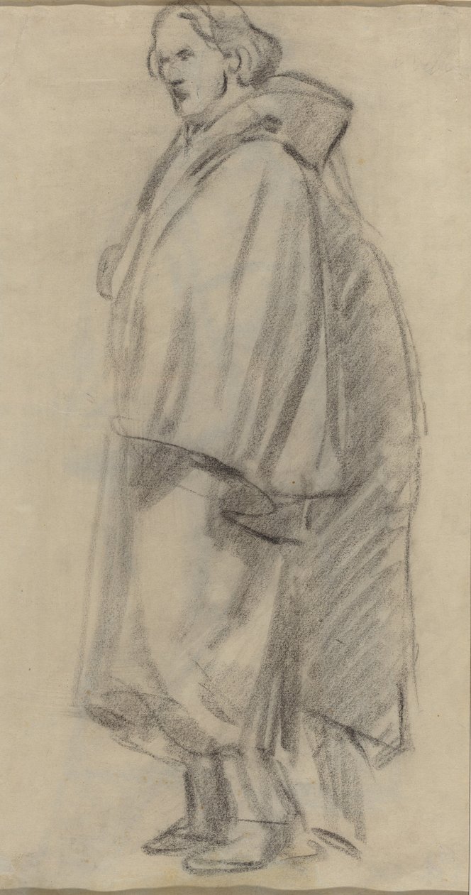 Homem vestindo uma capa [verso] de Édouard Manet