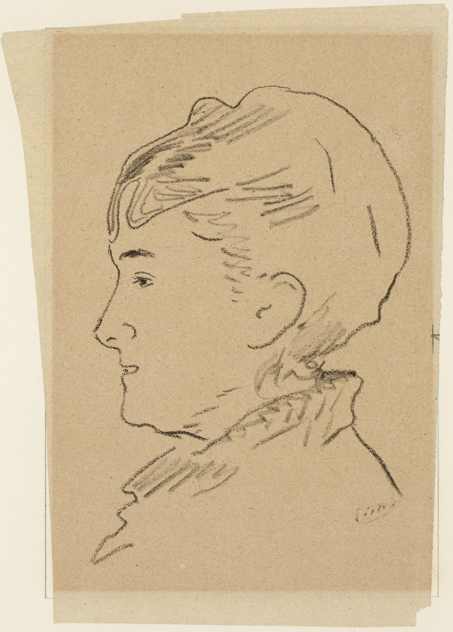 Manet - Mademoiselle Isabelle Lemonnier, 1922.4488 de Édouard Manet