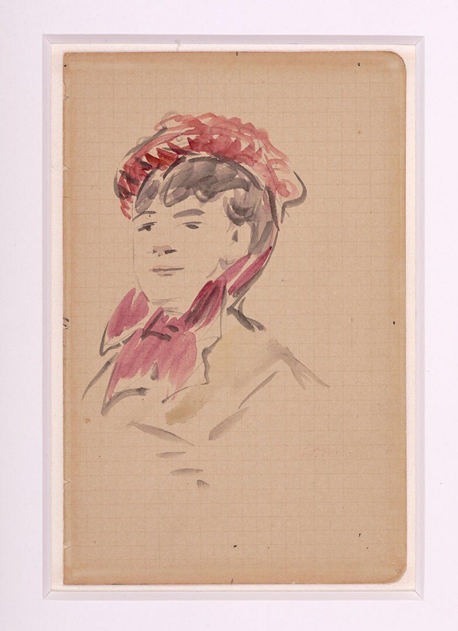 Manet - Retrato de Isabelle Lemonnier, cerca de 1880 de Édouard Manet