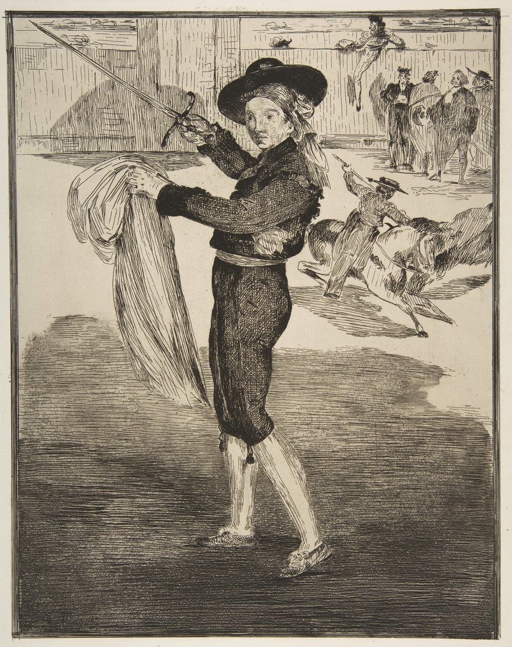 Mlle. Victorine no traje de uma Espada, 1862. de Édouard Manet