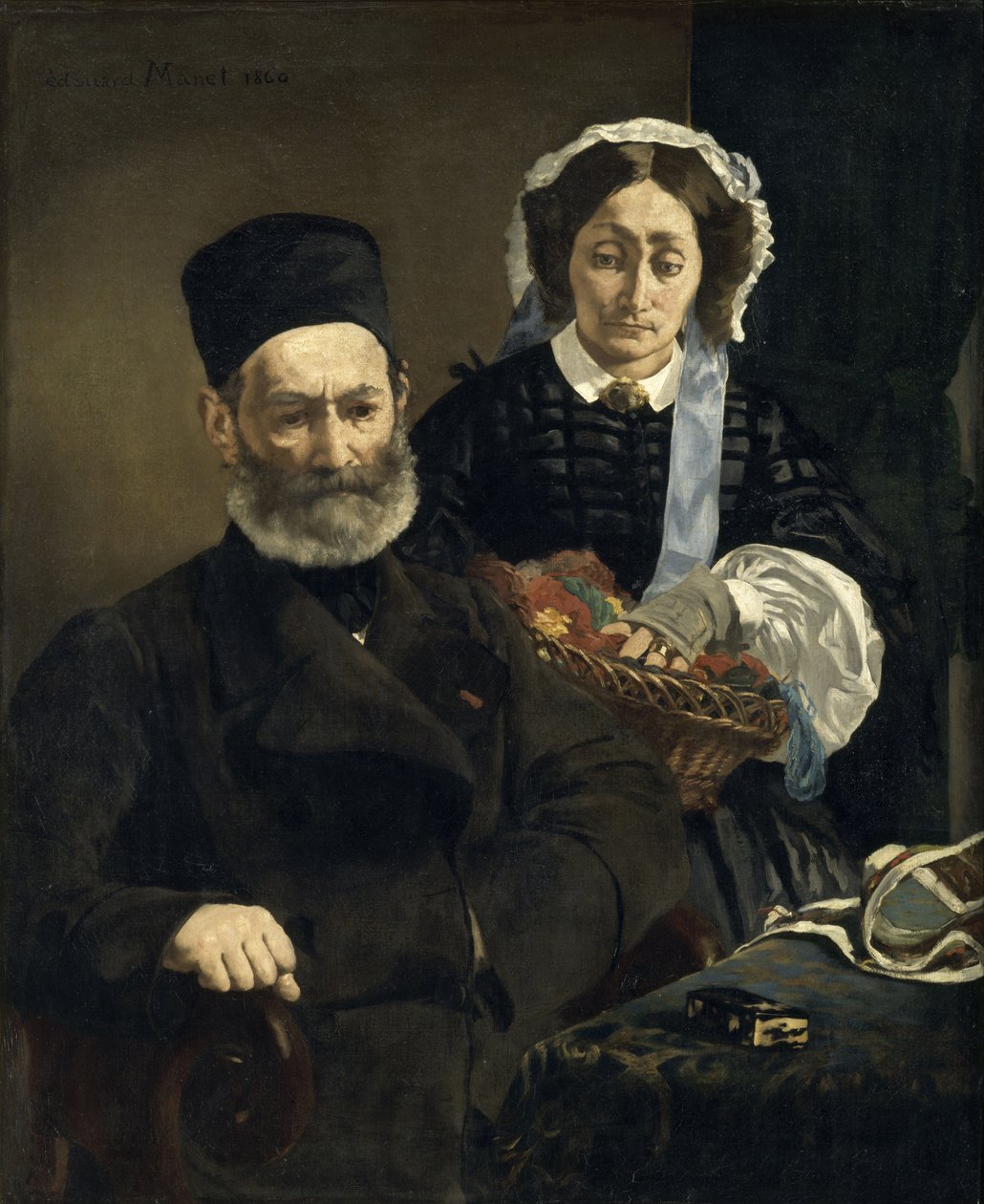 Monsieur e Madame Auguste Manet de Édouard Manet