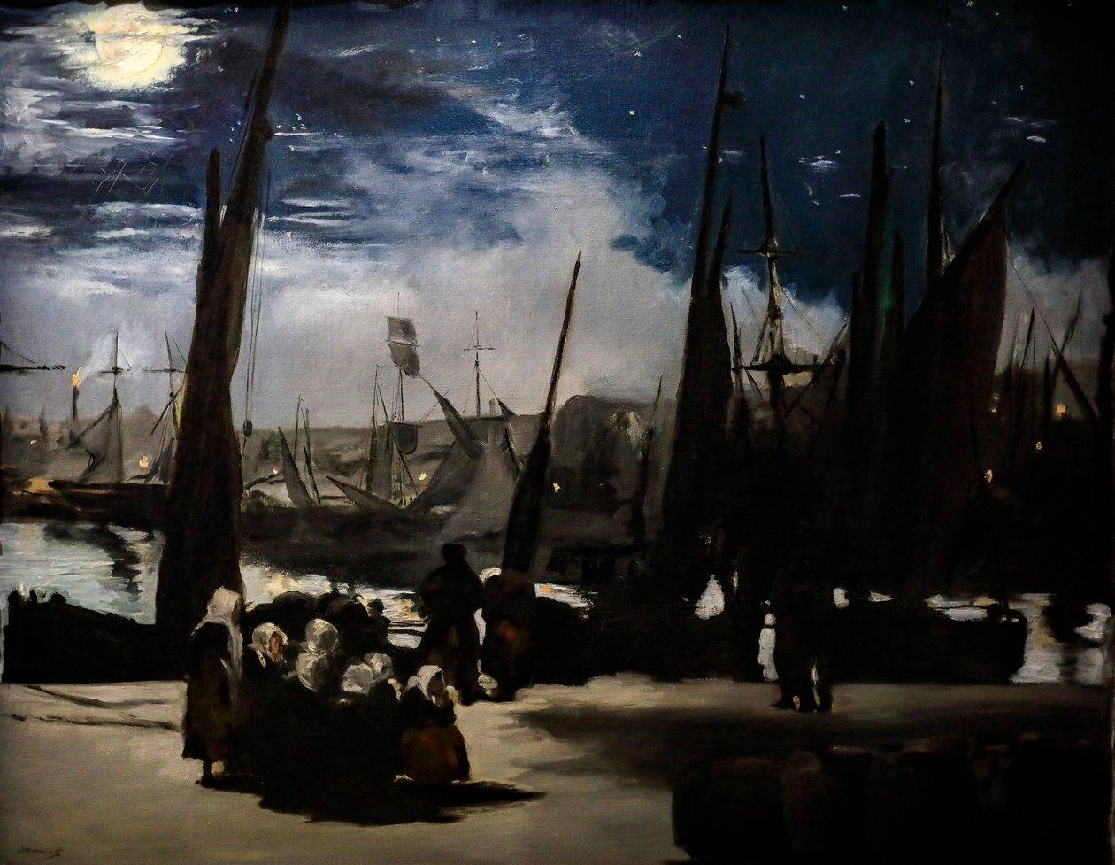 Luar no porto de Boulogne de Édouard Manet
