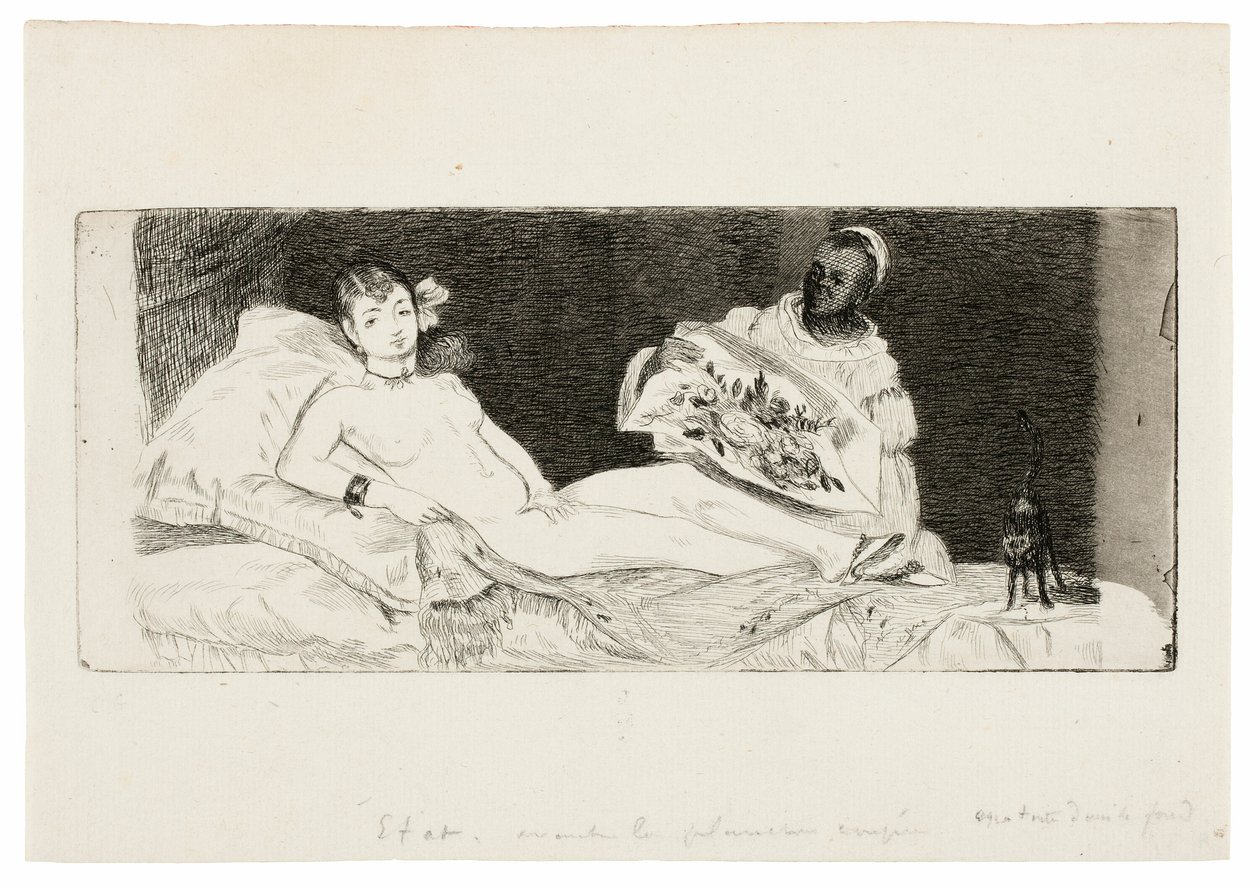 Olympia (placa publicada) de Édouard Manet