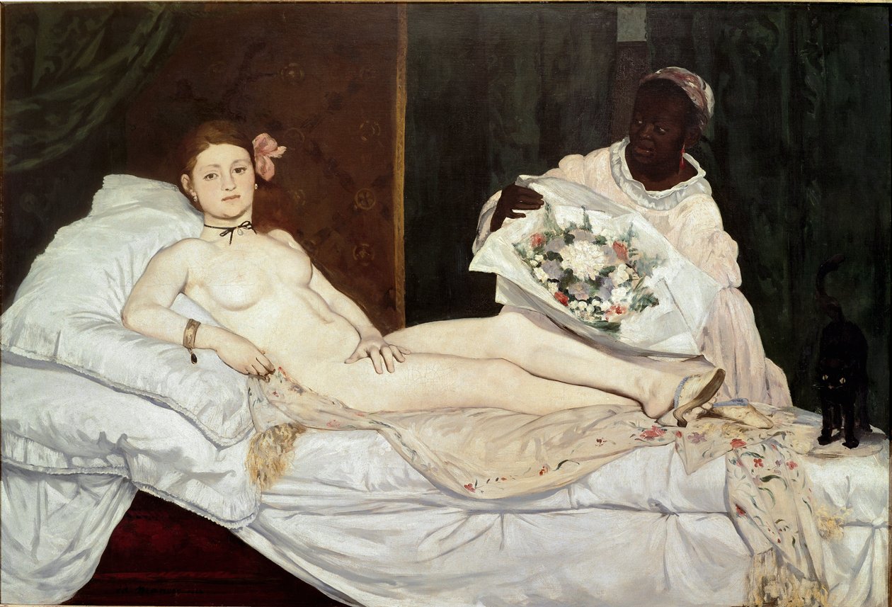 Olympia, pormenor de Édouard Manet