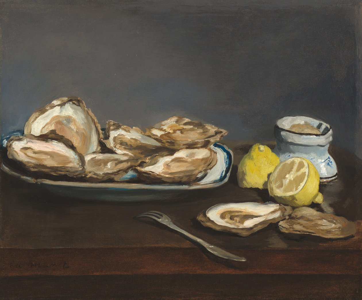 Ostras, 1862. de Édouard Manet