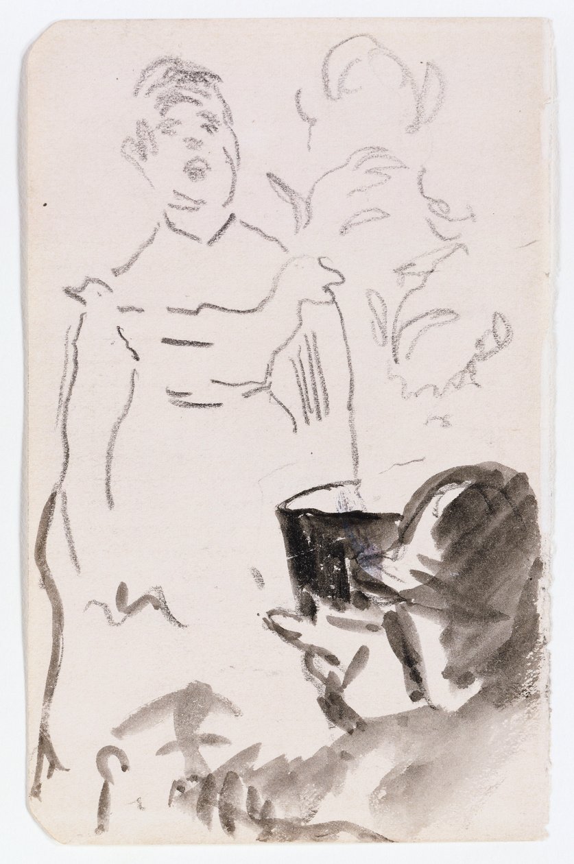 Cantor de café parisiense, c.1876 de Édouard Manet