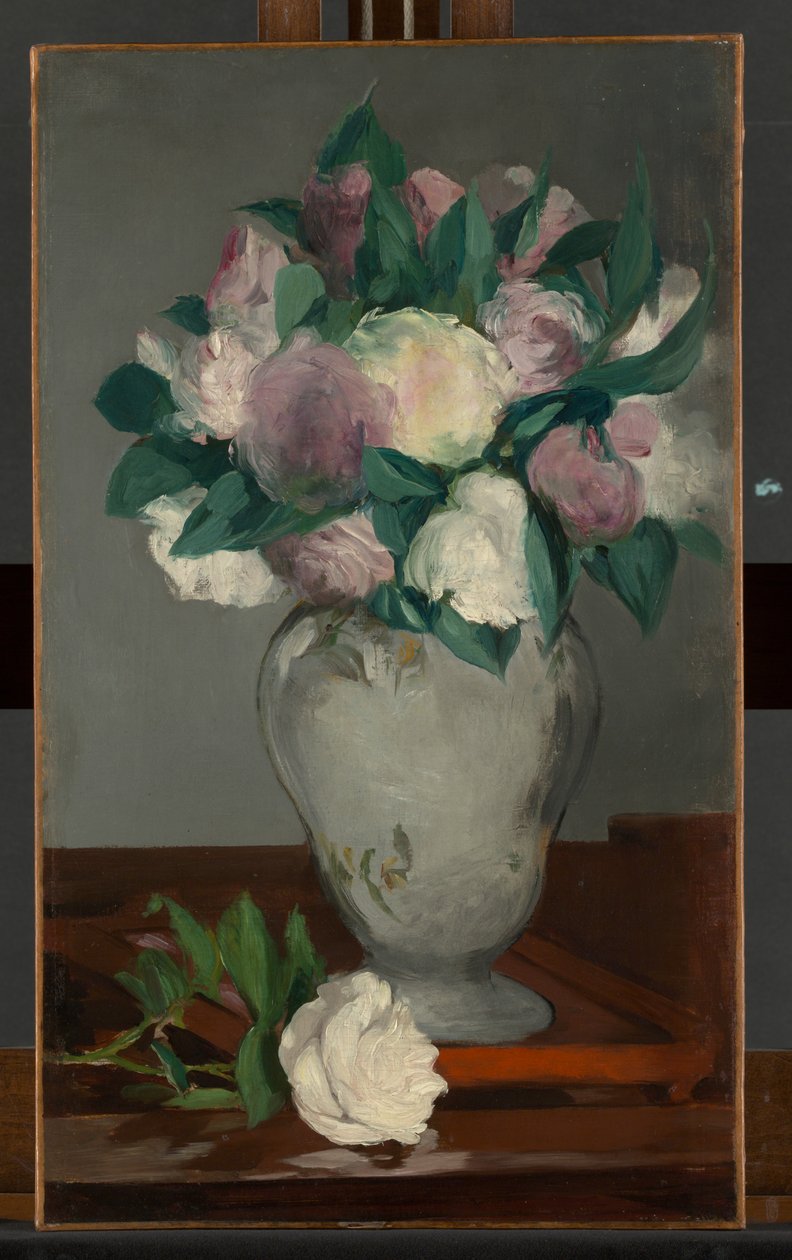 Peónias de Édouard Manet