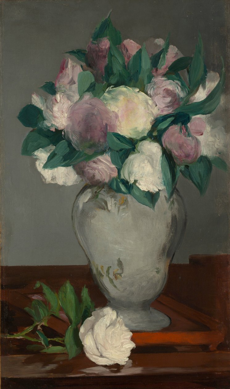 Peônias de Édouard Manet