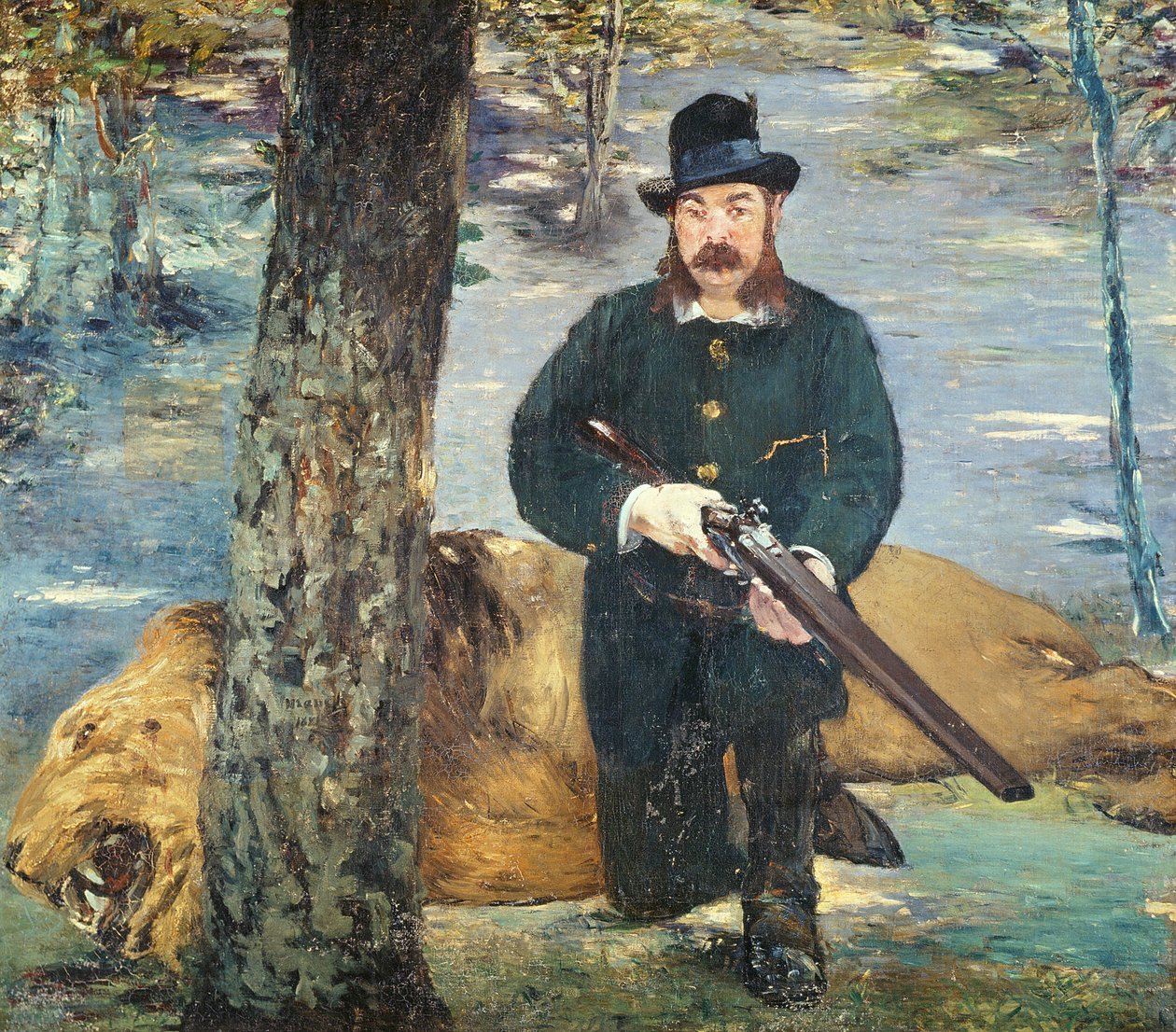 Pertuiset, caçador de leões, 1881 de Édouard Manet
