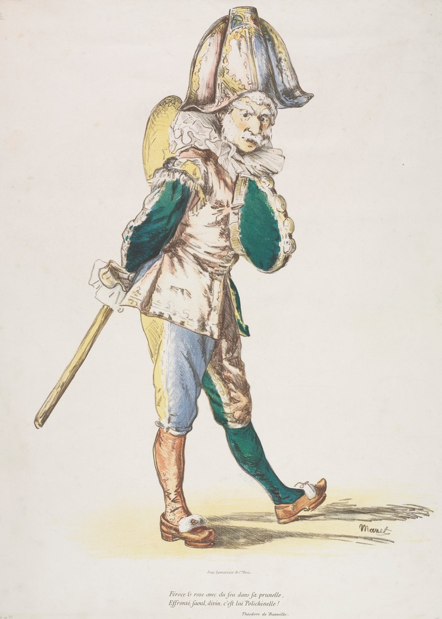 Punchinello de Édouard Manet