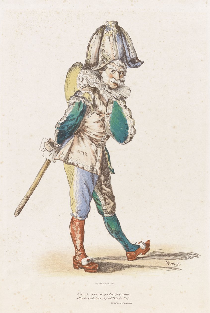 Polichinelo de Édouard Manet