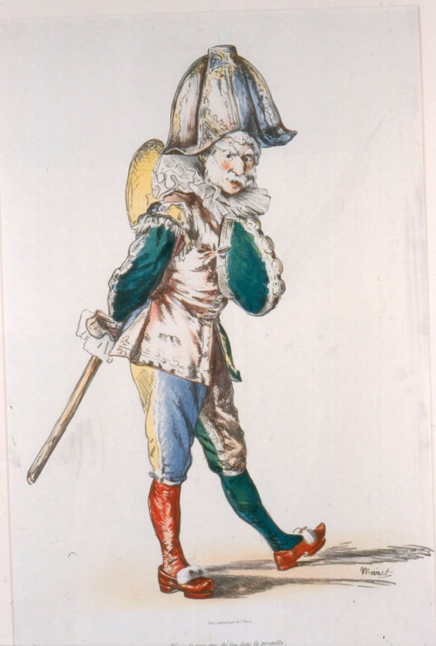 Polichinelle, 1874 de Édouard Manet