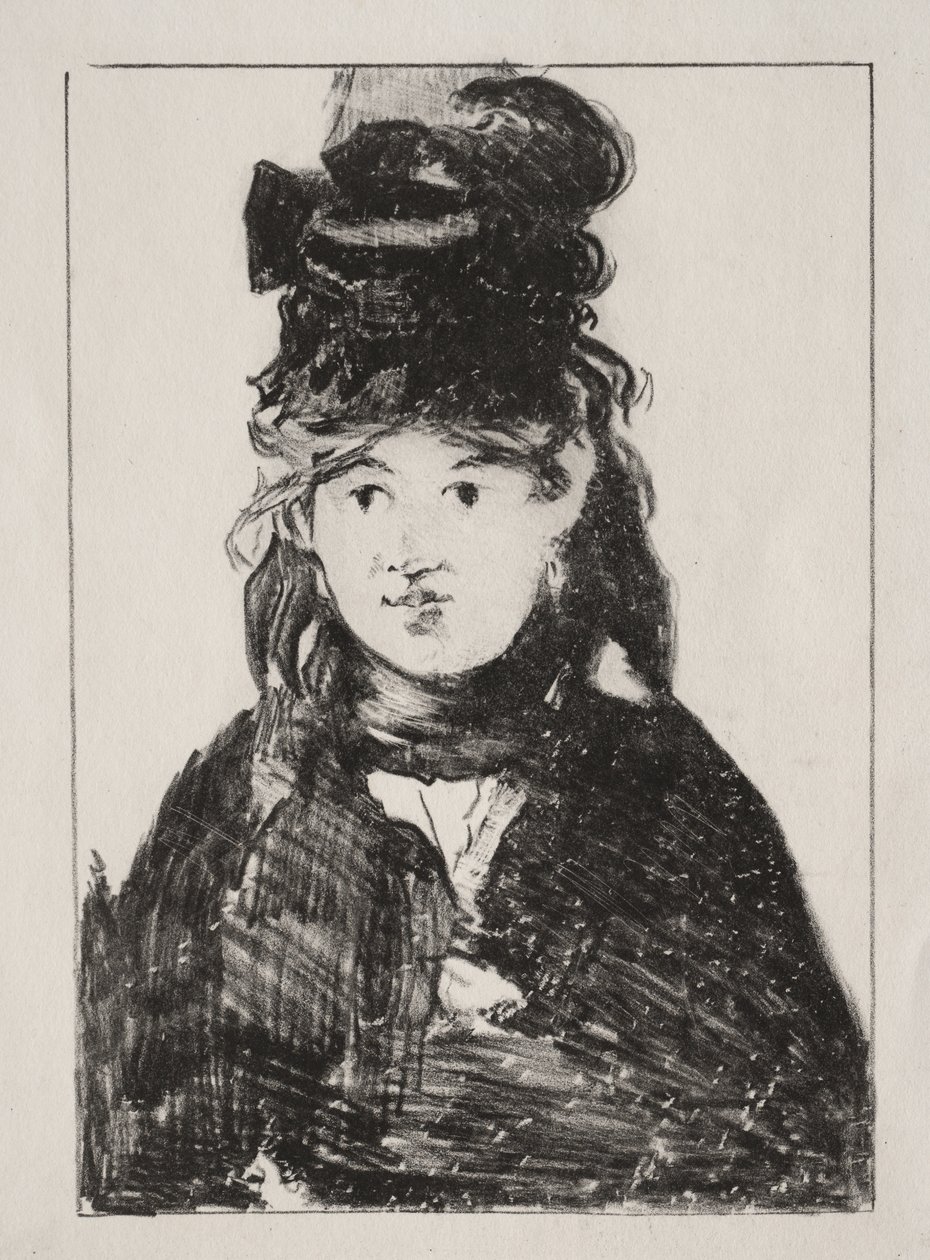 Retrato de Berthe Morisot de Édouard Manet