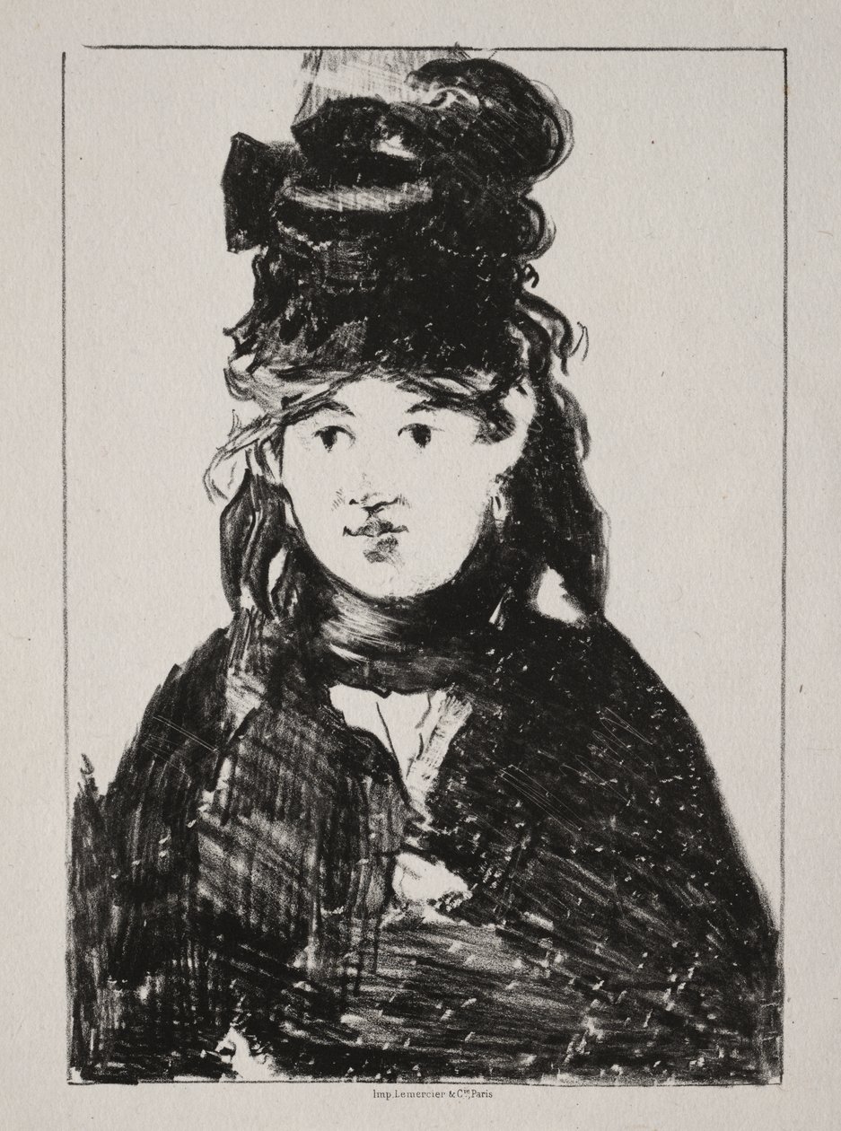 Retrato de Berthe Morisot de Édouard Manet