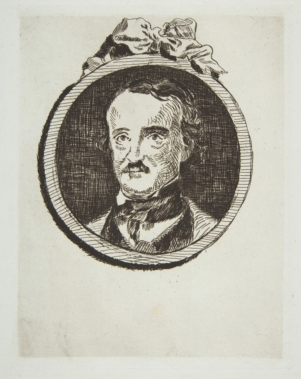 Retrato de Edgar Allan Poe, 1876. de Édouard Manet