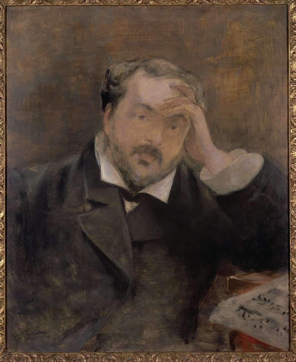 Retrato de Emmanuel Chabrier (1841-94) 1881 de Édouard Manet