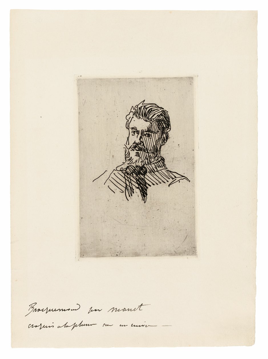 Retrato de Felix Bracquemond de Édouard Manet
