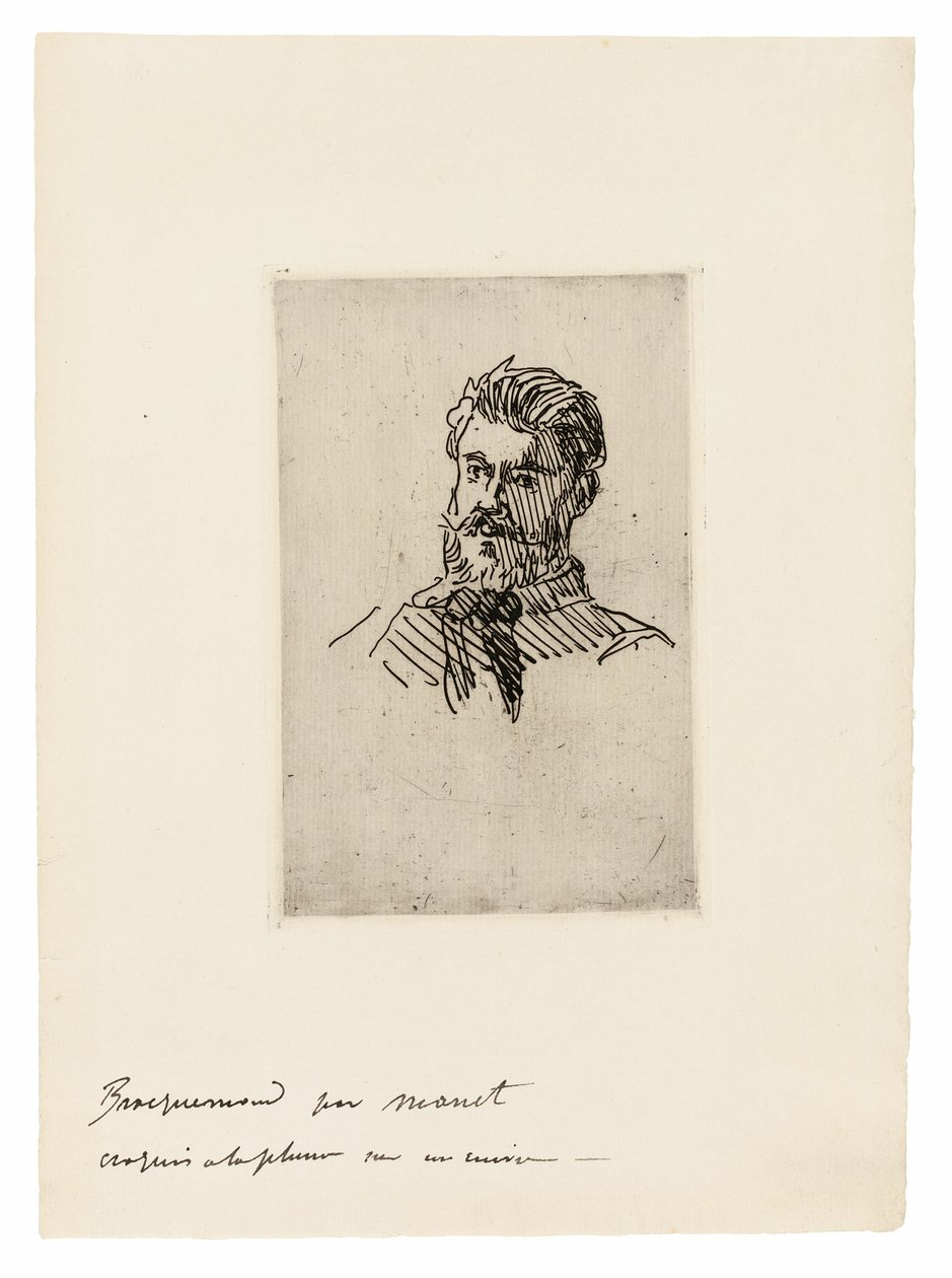 Retrato de Felix Bracquemond de Édouard Manet