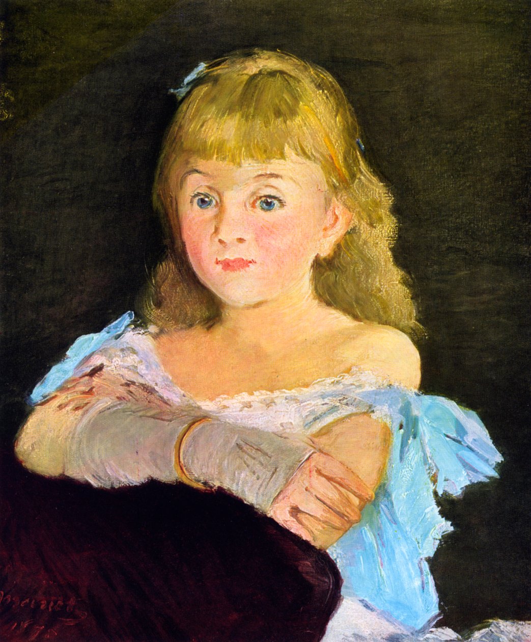 Retrato de Lina Campineanu, 1878. de Édouard Manet