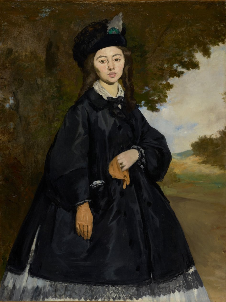 Retrato de Madame Brunet de Édouard Manet