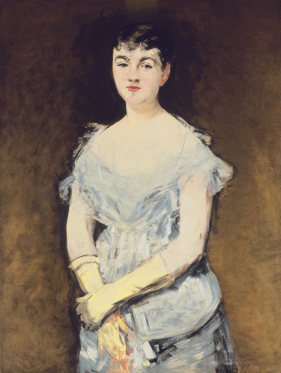 Retrato de Mademoiselle Isabelle Lemonnier de Édouard Manet