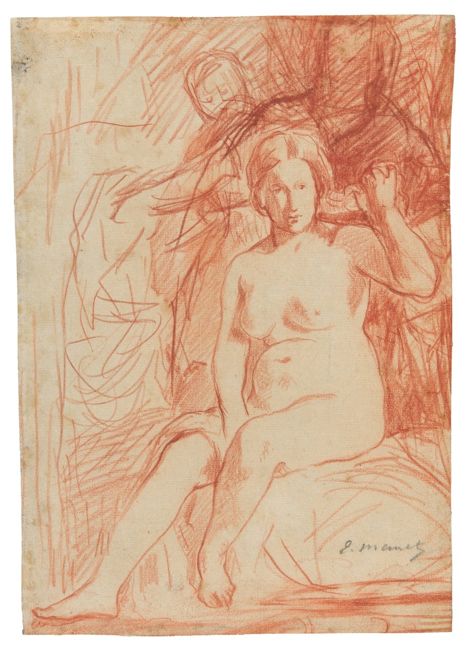 Nu sentado de Édouard Manet