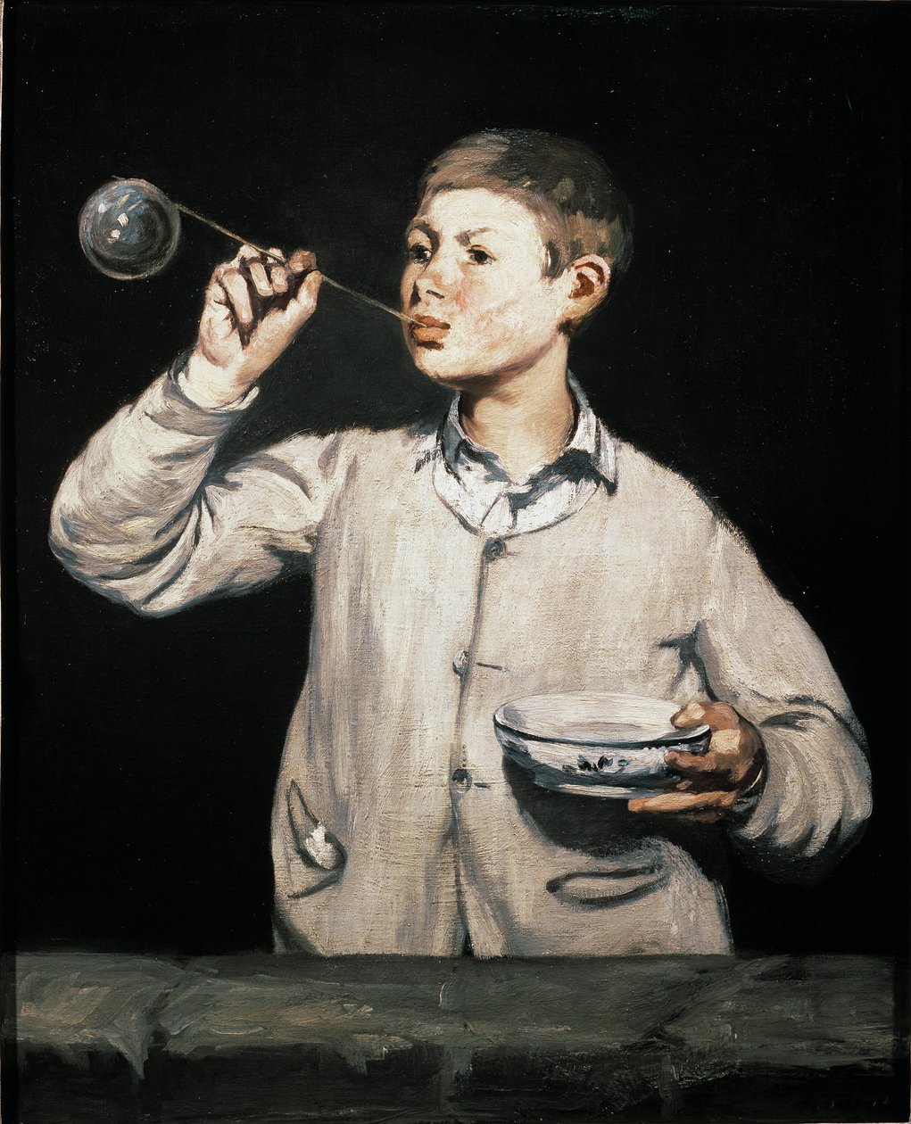 Soap Bubbles Painting by Edouard Manet (1832-1883) 1867 Dim. 100x81 cm São Paulo, Museu de Arte de Édouard Manet