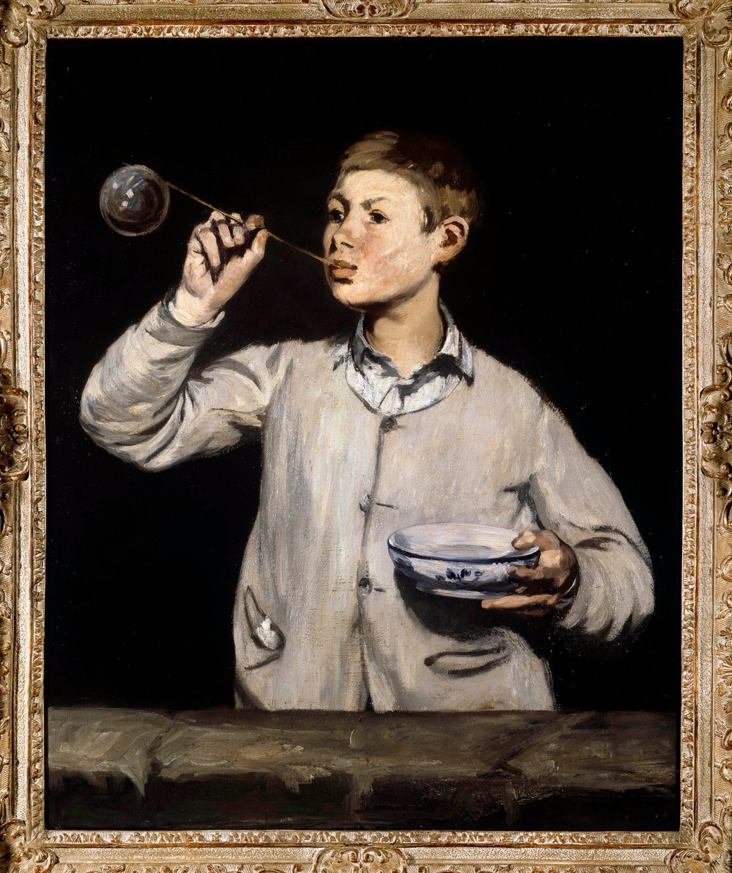 Bolhas de sabão. Pintura de Edouard Manet (1832-1883) 1867 de Édouard Manet