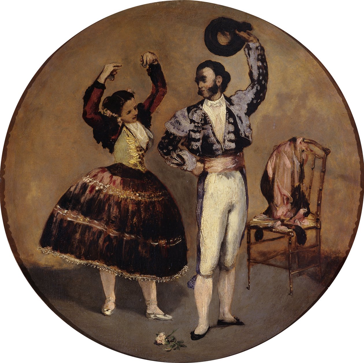 Dançarinos espanhóis de Édouard Manet
