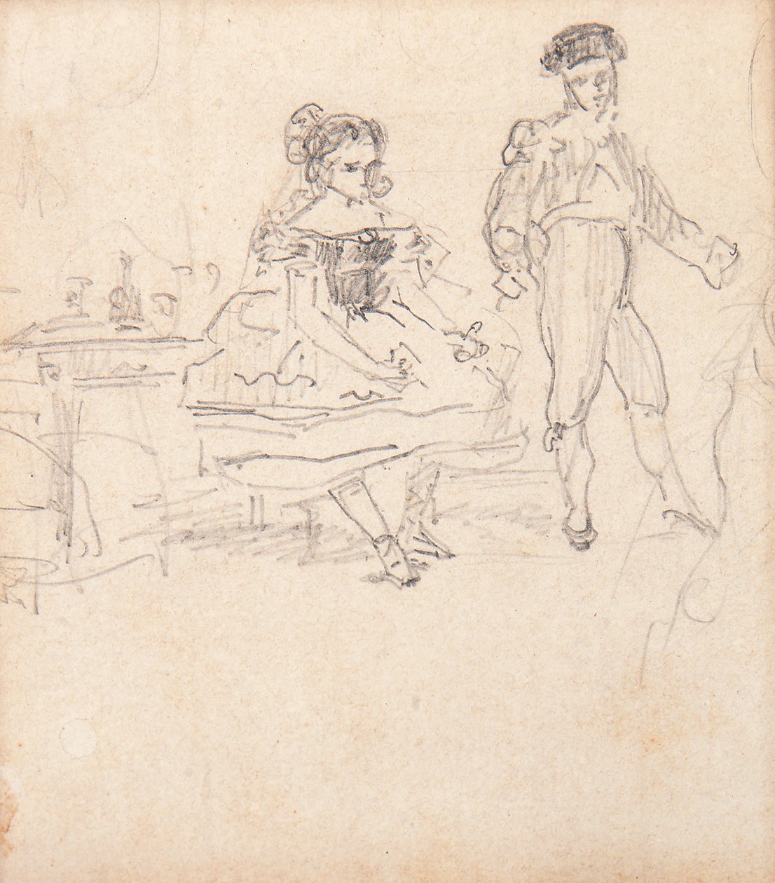 Casal espanhol, 1862 de Édouard Manet