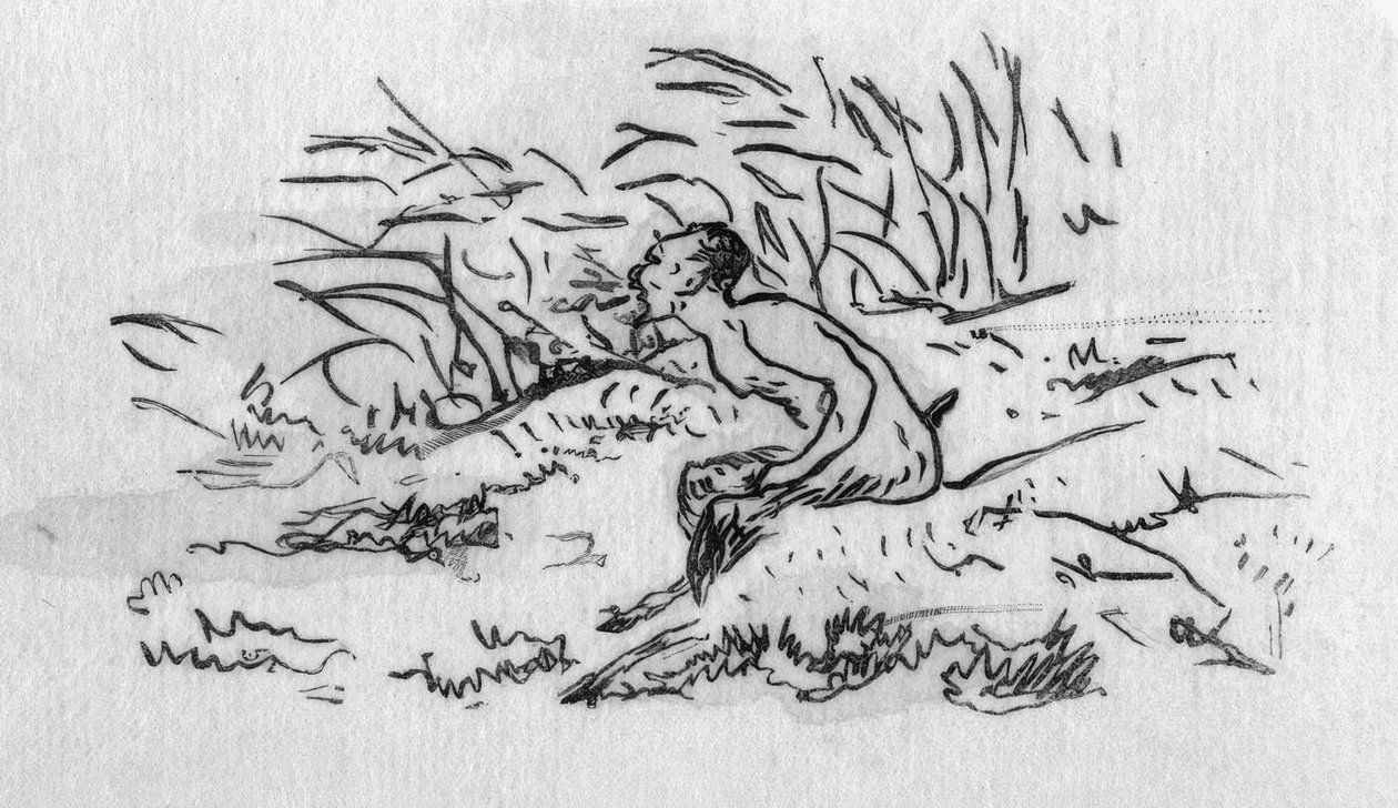 St. Mallarmé, A Tarde - E.Manet de Édouard Manet