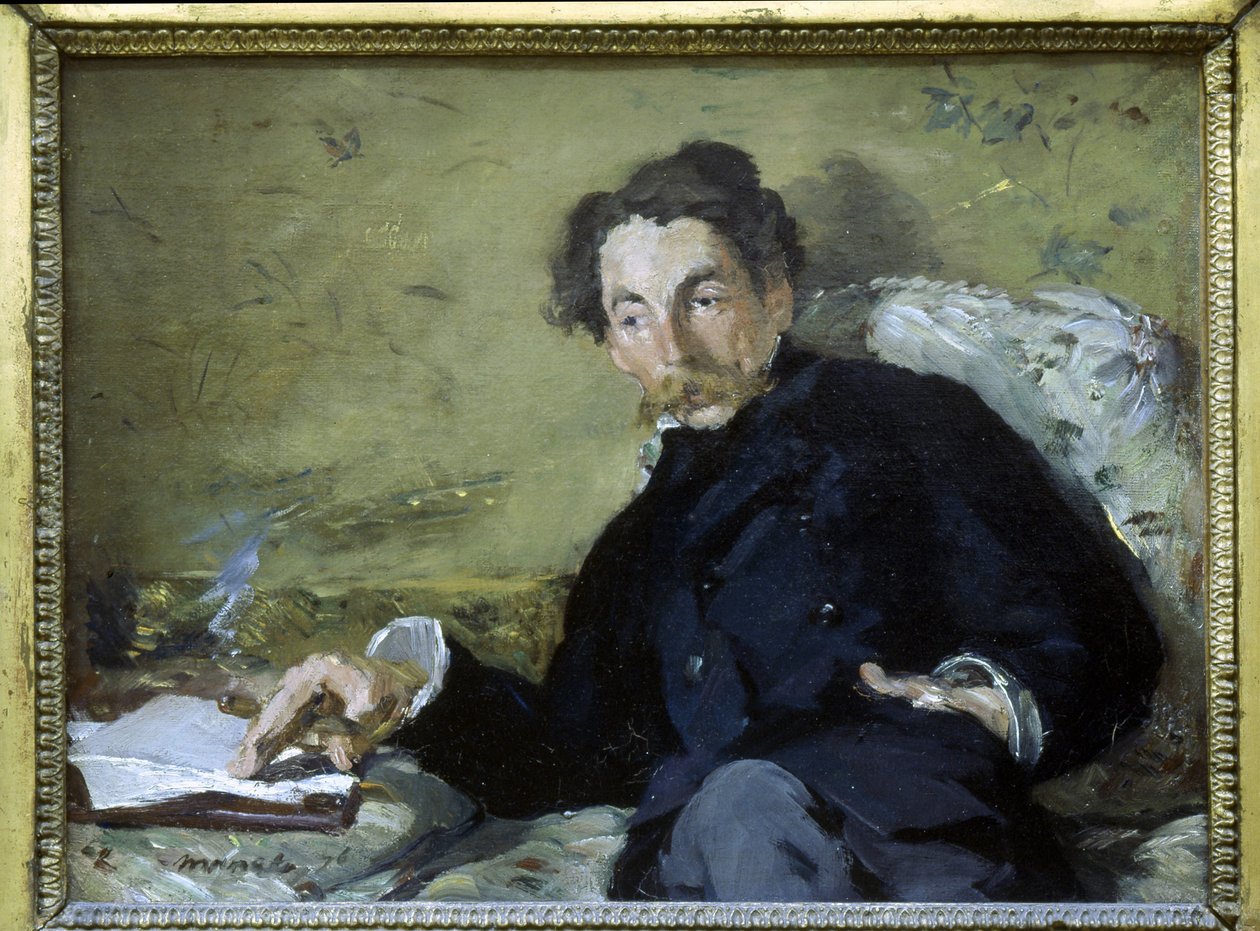 Stéphane Mallarme (1842 - 1898) - por Edouard Manet de Édouard Manet