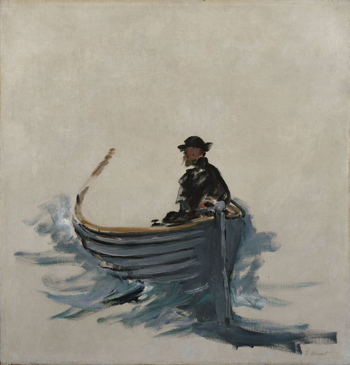 Estudo para a fuga de Rochefort, 1881 de Édouard Manet
