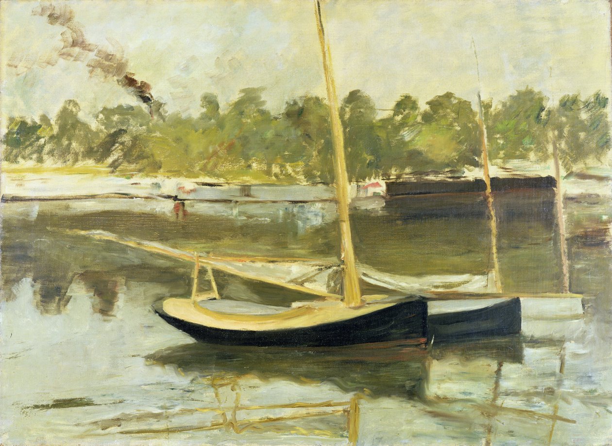 Estudo de um barco em Argenteuil de Édouard Manet