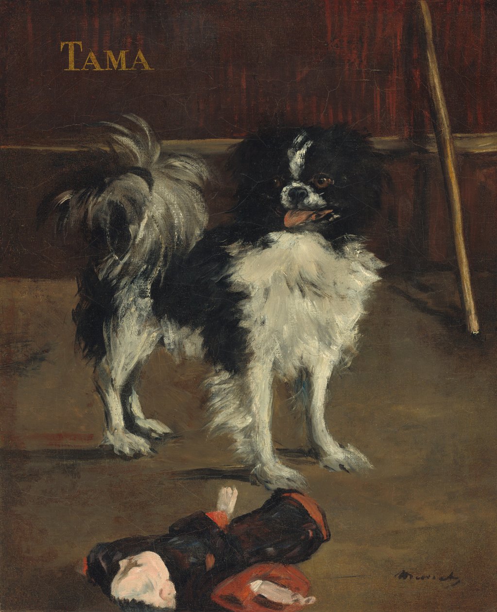 Tama, o cão japonês de Édouard Manet