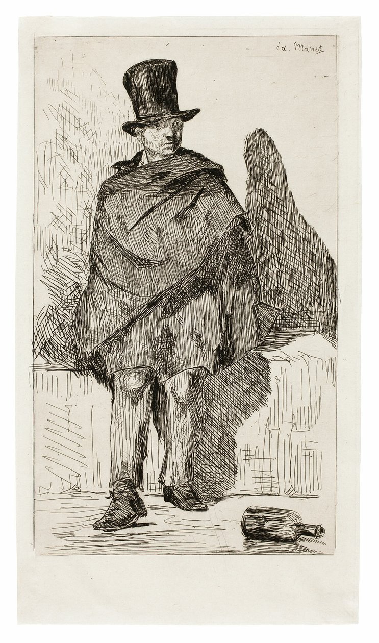 O bebedor de absinto de Édouard Manet